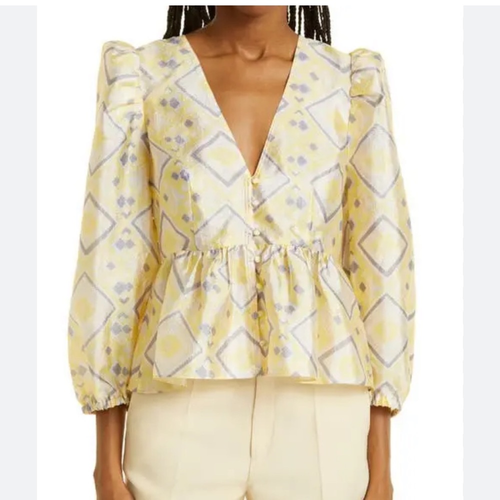 NWT Baum Uno Pferdgarten blouse SZ 36 (US6) retail $199